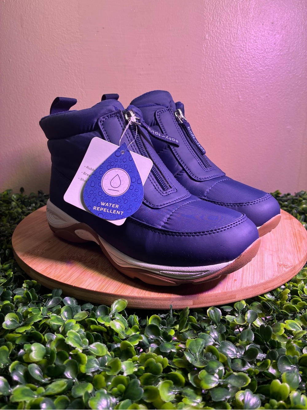 🔥 NWT EASY SPIRIT EDELE COLD WEATHER BOOT NAVY BLUE WOMENS SIZE 6M